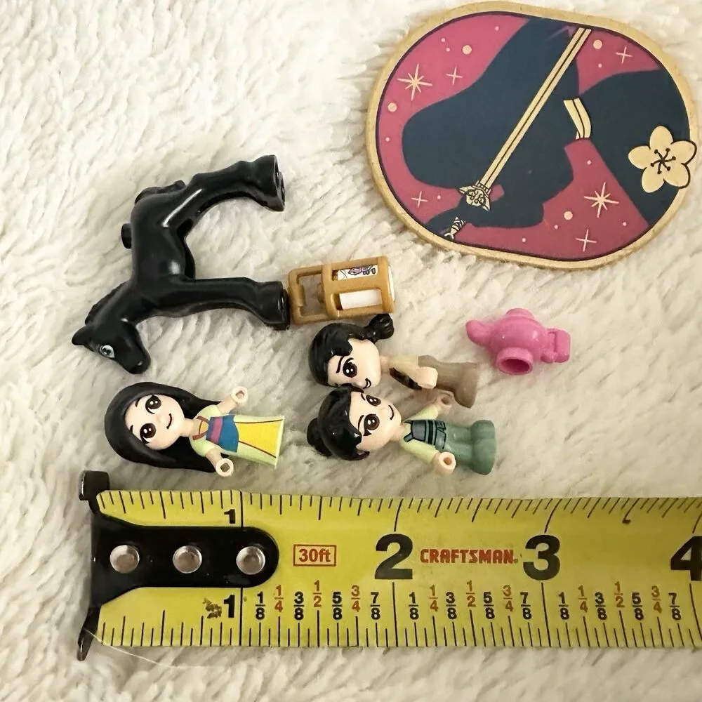 Lego Disney Princess Mulan Storybook Minifigure Micro Dolls Accessories